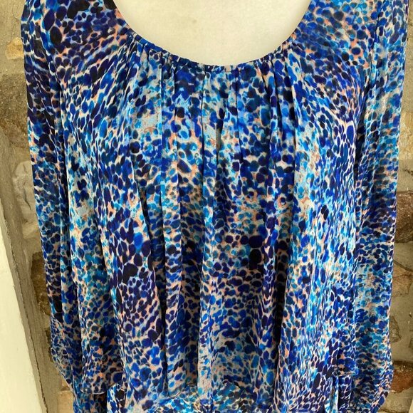 🌟NWT Plenty by Tracy Reece Flyaway Dress in Ombré Spots Womens Medium - Picture 4 of 11